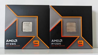 amd ryzen 9900x and 9950x cpus in boxes