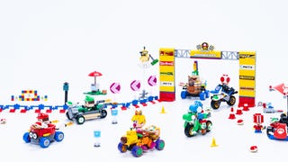 Lego's all-new Mario Kart sets together